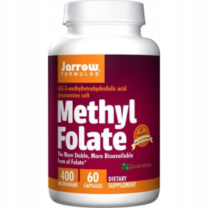 JARROW Methyl Folate 400mcg 60Vcaps KWAS FOLIOWY