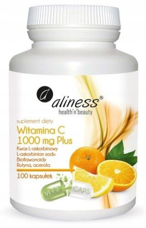Witamina C Plus 1000mg Z Rutyna Acerola Aliness