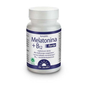 Dr. Jacob's kompleks Melatonina + B12 Forte 90 tab