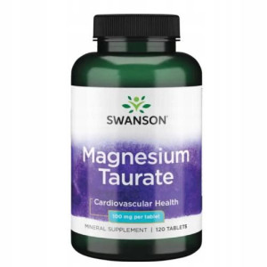 SWANSON Taurynian MAGNEZU Stres SERCE Skurcze 120