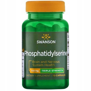 Swanson Fosfatydyloseryna Potrójna Moc 300 Mg