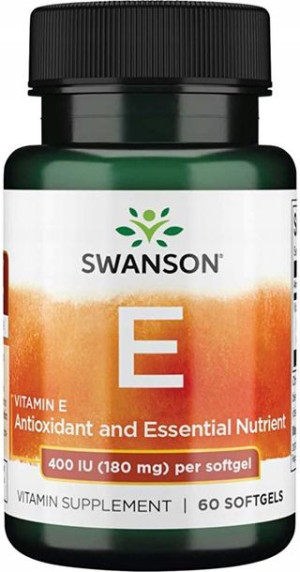 SWANSON WITAMINA E 400IU Młodość PŁODNOŚĆ Detoks