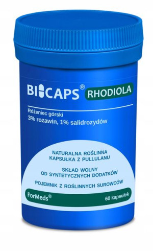 ForMeds Bicaps RHODIOLA ekstrakt RÓŻENIEC GÓRSKI
