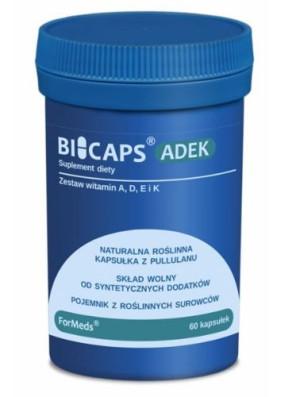 Bicaps Adek Complex Witamina A D E K2 Mk-7 Formeds