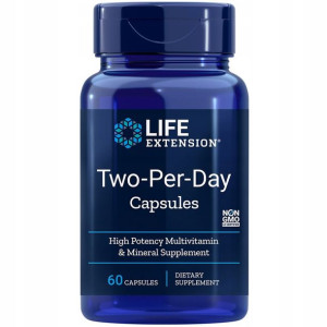 Life Extension Two-Per-Day multiwitaminy 60 kaps