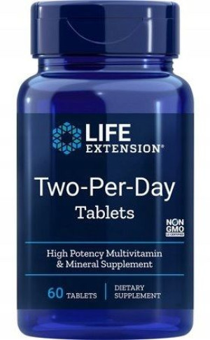Life Extension Two-Per-Day multiwitaminy 60 tab
