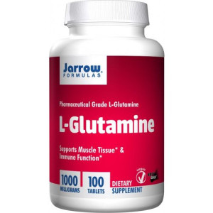 Jarrow L-GLUTAMINE L-GLUTAMINA 1000mg Aminokwasy