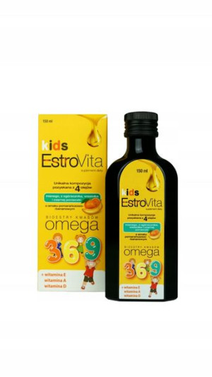 EstroVita Kids Pomarańcza-Banan Omega 3 6 9 150Ml