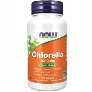 Now Foods Chlorella NATURALNA ALGI DETOX 1000 mg
