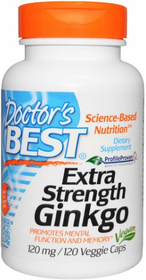 Dr. Best Ginkgo Biloba 120 vcaps MIŁORZĄB JAPOŃSKI