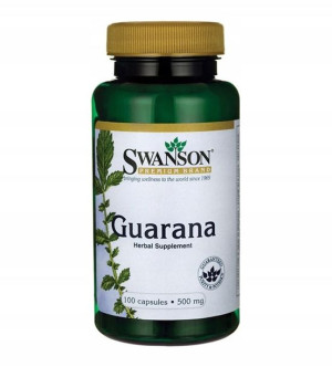 Swanson Guarana Odchudzanie Energia Pobudzenie 500