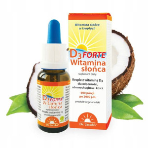 Dr. Jacob's Witamina D3 Forte z lanoliny 20 ml