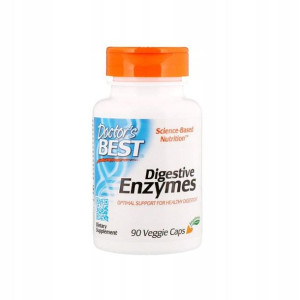 Dr's Best Digestive Enzymes 90Vkap ENZYMY TRAWIENN