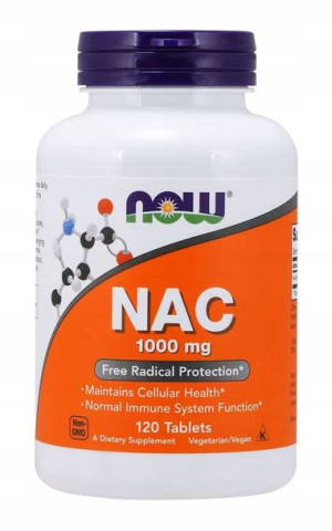 Now Foods Nac 1000 Mg 120tab N-acetyl L-cysteina
