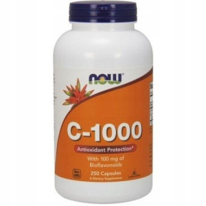 Now Foods Witamina C 1000 250vcap Kwas Askorbinowy