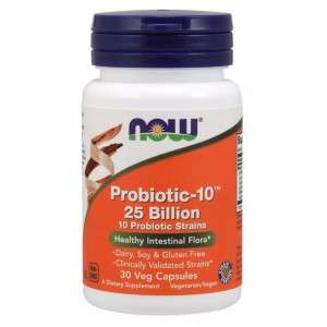 NOW Probiotic-10 25 Billion 10 Probiotic Strains