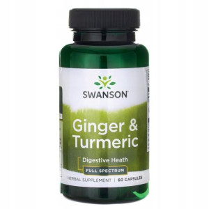 SWANSON Imbir Kurkuma GINGER TURMERIC Wątroba