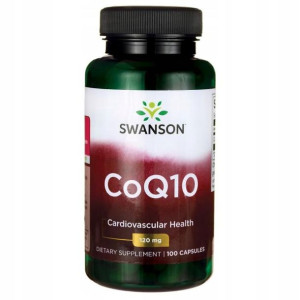 SWANSON Koenzym Q10 120mg ZDROWE SERCE Uroda CoQ10