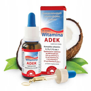 Dr. Jacobs ADEK witamina A D3 K2 E COMPLEX krople