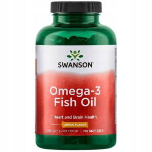 Swanson Omega 3 150 Kapsułek Kwasy Omega-3 Epa Dha