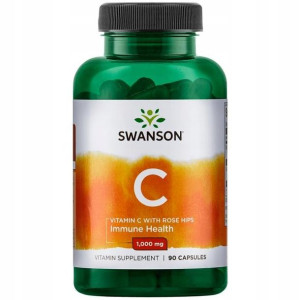 Swanson Witamina C 1000 Z Dziką Różą Odporność