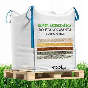 Super Mieszanka Piaskowanie Trawnika 500kg Big Bag