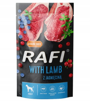 RAFI karma dla psa jagnięcina 500g saszetka