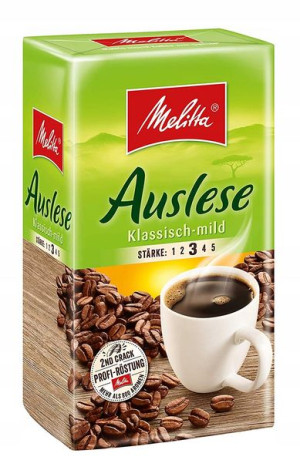 Niemiecka kawa Melitta Auslese MILD mielona 0,5kg
