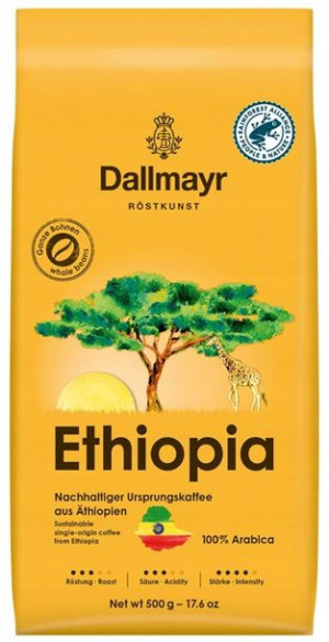 Dallmayr Ethiopia kawa ziarnista 500g