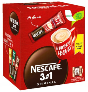 Kawa rozpuszczalna Nescafe 3w1 24 paluszki