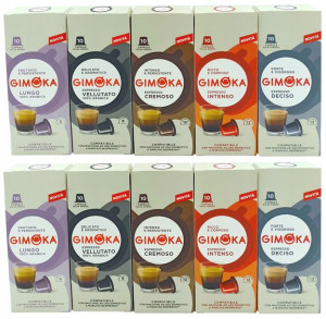 GIMOKA NESPRESSO zestaw kapsułek 100 sztuk MIX