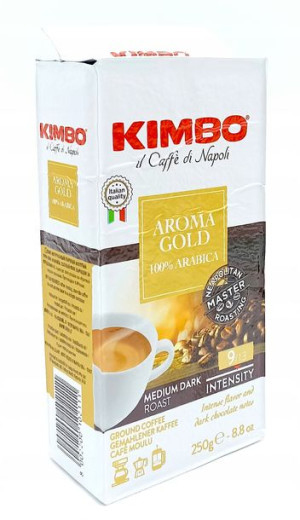 Kimbo Aroma Gold 250g Kawa Mielona
