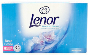 Lenor chusteczki zapachowe do suszarki 34szt