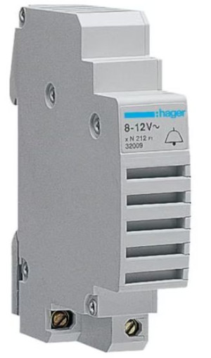 SU212 Dzwonek modułowy na szyne 8-12V Hager