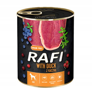 Rafi Mokra Karma dla Psa z Kaczką 800g