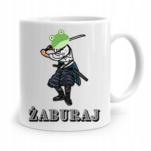 Kubek Prezent Śmieszny Zabawny Żaburaj Samuraj