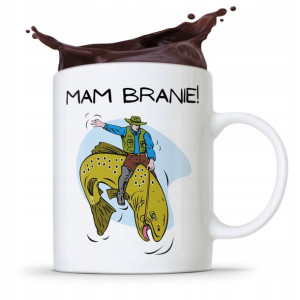 Kubek Prezent Wędkarza Rybaka Mam Branie!