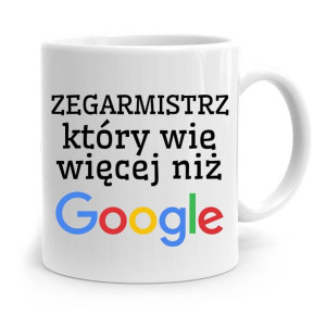Kubek Prezent Zegarmistrza Który Wie Więcej
