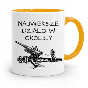 Kubek Prezent Żółty Dla Chłopaka Najwieksze Działo