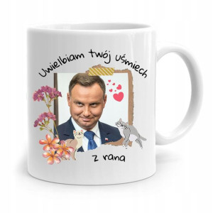Kubek Prezydenta Andrzej Duda Pis Uśmiech Z Rana