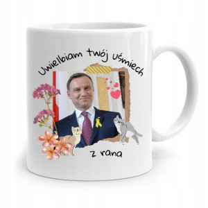 Kubek Prezydenta Andrzej Duda Pis Uśmiech Z Rana