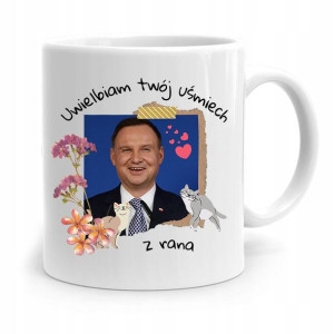 Kubek Prezydenta Andrzej Duda Pis Uśmiech Z Rana