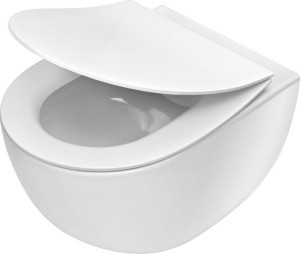 Miska WC z deską bezkołnierzowa Peonia Deante