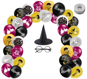 Girlanda Balonowa Harry Potter Balony Urodziny Przyjęcie Okulary Kapelusz