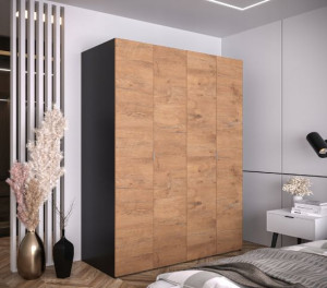 Garderoba 160 Harmonijkowe Drzwi Płyta 18 S4H160A