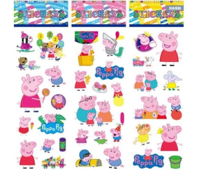 Naklejki Dla Dzieci Meble Okno Świnka Peppa 3d X20