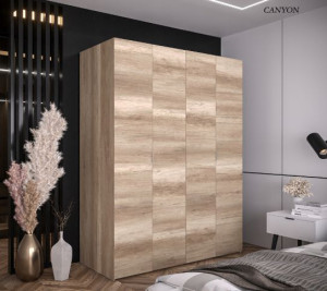 Garderoba Szafa 170 Drzwi Harmonijkowe S4H170A