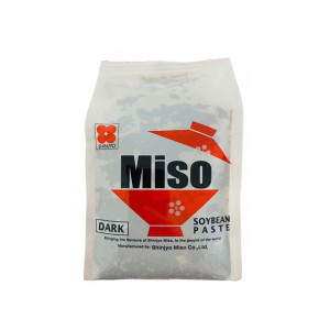 Japońska Ciemna / Czerwona Pasta Miso - Aka Miso 500g Shinjyo
