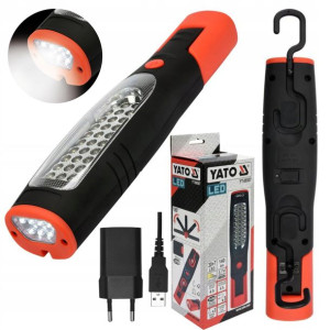 Yt-08507 Yato Lampa Warsztatowa Led 30+7 Led 140lm