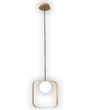 Lampa Wisząca Żyrandol Złoty 140x126